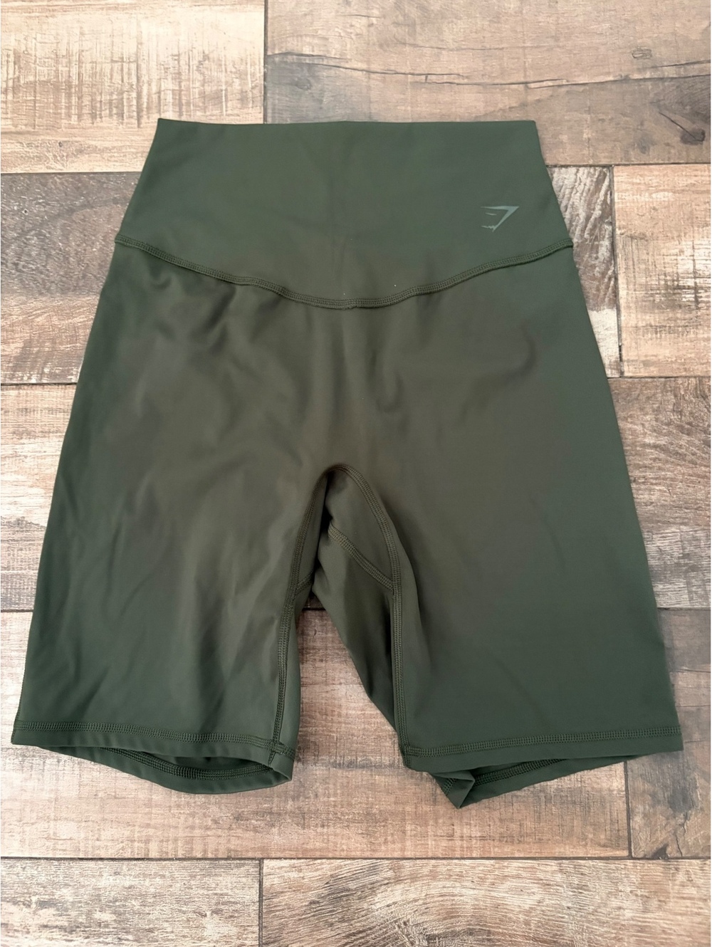 2 PAIRS Gymshark Elevate Cycling Short Fog Green Size Small